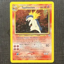 2000 Pokemon Typhlosion Holo Neo Genesis Holo 18/111 💫SWIRL💫 LP/MP - Image 1