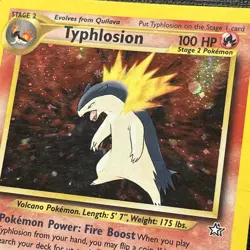 2000 Pokemon Typhlosion Holo Neo Genesis Holo 18/111 💫SWIRL💫 LP/MP - Image 4