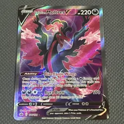 Galarian Moltres V (Full Art) 176/198 Chilling Reign Ultra Rare Pokemon - Image 1