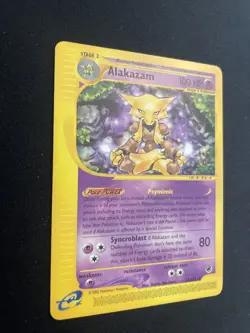 Pokemon TCG Alakazam Expedition Base Set 33/165 Regular Rare - Image 2