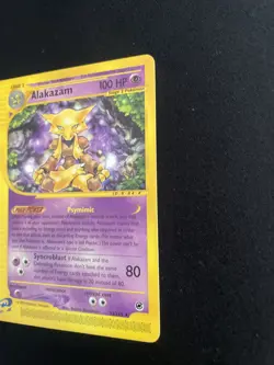 Pokemon TCG Alakazam Expedition Base Set 33/165 Regular Rare - Image 3