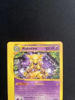 Pokemon TCG Alakazam Expedition Base Set 33/165 Regular Rare - Image 4