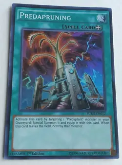 PREDAPRUNING FOIL FUEN-EN012 1ST EDITION YU-GI-OH TCG PLAYED BP - Image 1