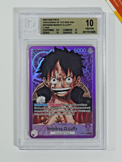 One Piece BGS 10 M.D. Luffy #60 PAR OP05 Awaking of the new era 2023 English - Image 1