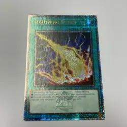 Yugioh Lightning Storm RA01-EN061 1st Edition Quarter Century Secret Rare NM - Image 1