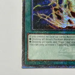 Yugioh Lightning Storm RA01-EN061 1st Edition Quarter Century Secret Rare NM - Image 3