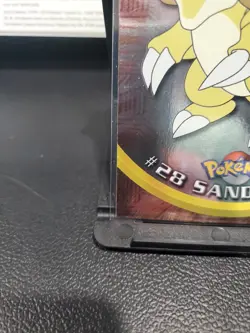 Pokemon HOLO 1999 Topps Card : Sandslash # 28 - TV Animation Collector’s Edition - Image 4