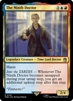 The Ninth Doctor Doctor Who NM Creature Rare MAGIC THE GATHERING CARD ABUGames - Image 1