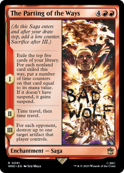 The Parting of the Ways Doctor Who NM Enchantment Rare MAGIC MTG CARD ABUGames - Image 1