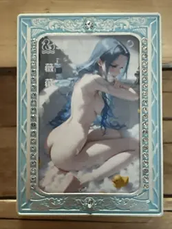 One Piece CCG Goddess Vivi Metal Card - Bathtub With Rubber Duck - Image 1