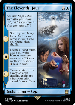 The Eleventh Hour Doctor Who NM Enchantment Rare MAGIC GATHERING CARD ABUGames - Image 1
