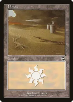 Plains (332) Mercadian Masques NM Basic Land MAGIC THE GATHERING CARD ABUGames - Image 1