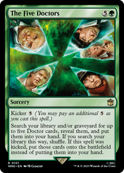 The Five Doctors Doctor Who NM Sorcery Rare MAGIC THE GATHERING CARD ABUGames - Image 1