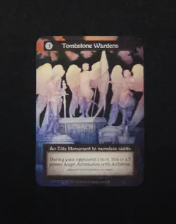 Sorcery Contested Realm GOTHIC TOMBSTONE WARDENS Artifact - Image 1