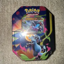 Pokemon Mega Charizard X ex Tin (Factory Sealed) - Image 1