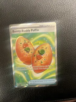 Pokemon TCG Buddy-Buddy Poffin Card 167/132 Mega Evolution Pack Fresh - Image 1