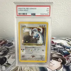 Pokemon Neo Genesis Lugia Holo Rare 9/111 PSA 5 EX Unlimited English - Image 1