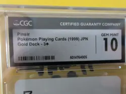 Pinsir- 1999 GOLD Pokemon POKER Card Silver Lugia Deck nintendo CGC 10 - Image 4