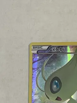 Pokemon TCG Celebi XY111 XY Black Star Promo Full Art Holo 2016 LP - Image 4