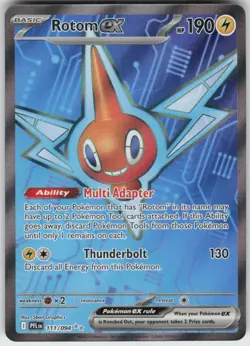 UR-03 Holo Rotom ex 111/094 Ultra Rare Phantasmal Flames Near Mint - Image 1