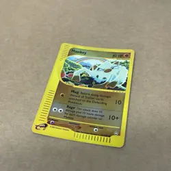 MANKEY 92/147 Aquapolis REVERSE HOLO RH E-Series Pokemon TCG card NM NEAR MINT - Image 2