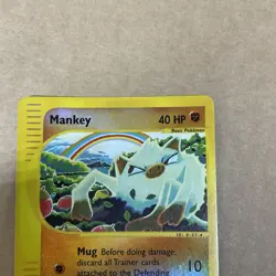 MANKEY 92/147 Aquapolis REVERSE HOLO RH E-Series Pokemon TCG card NM NEAR MINT - Image 3
