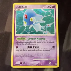 Pokemon Azelf Mysterious Treasures Holo Rare 4/123 60 HP Basic English Card - Image 1
