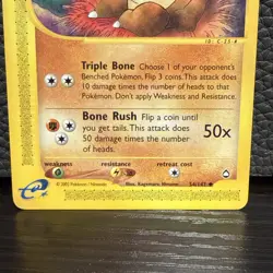 Pokemon TCG Marowak 54/147 Non Holo Uncommon LP - Image 3