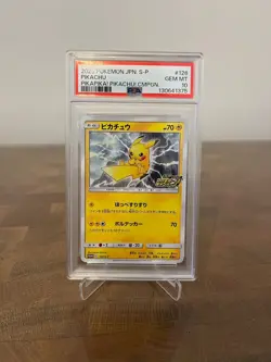 Pokemon SWSH S-P Promos Japanese Pikachu #126/S-P PSA 10 - Image 1