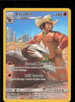 Excadrill 246/236 Secret Rare Cosmic Eclipse Pokemon Near Mint - Image 1