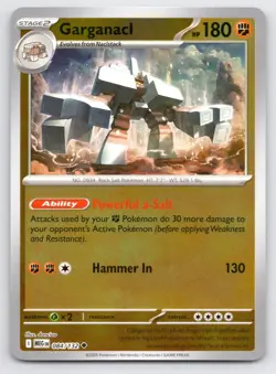 Pokemon Garganacl - ME01: Mega Evolution MEG Reverse Holo 084/132 NM - Image 1