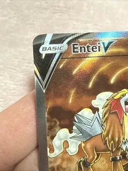 Pokemon Entei V Ultra Rare Full Art GG36/GG70 Crown Zenith Galarian Gallery Holo - Image 5