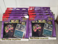 Pokemon TCG Mega Evolution Ascended Heroes Tech Sticker Collection Gastly – X 10 - Image 1