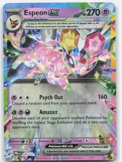 Espeon ex - 034/131 034/131 Holo Double Rare Prismatic Evolutions Pokemon NM - Image 1