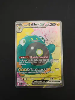 Pokemon Card Iono’s Ionos Bellibolt ex 172/159 Journey Together Full Art Holo NM - Image 1