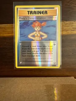 Misty's Determination 80/108 Uncommon Evolutions Pokemon Reverse Holo Near Mint - Image 1