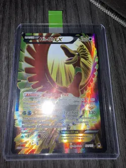 Pokemon TCG Ho-Oh EX 121/122 Breakpoint Full Art NM Ungraded - Image 1
