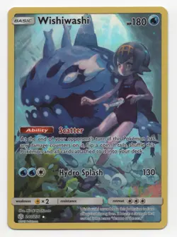 Pokemon TCG Sun & Moon Cosmic Eclipse Wishiwashi 240/236 Secret Rare Holo - Image 1