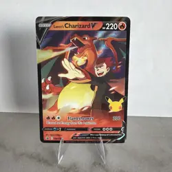 2021 JUMBO LANCE'S CHARIZARD V Celebrations 25th Holo Promo Pokemon SWSH133 NM A - Image 1
