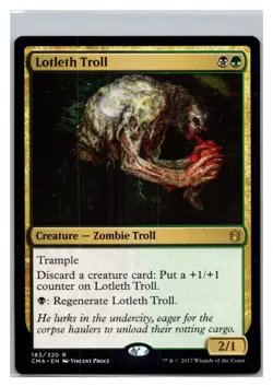 Lotleth Troll (b) Commander Anthology Rare - MTG Magic the Gathering Card - Image 1