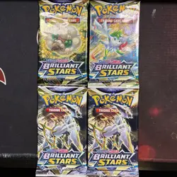 Pokemon TCG: Sword & Shield - Brilliant Stars Sleeved Booster Pack - Image 1
