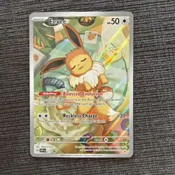 Eevee 173 Scarlet & Violet Pokemon Near Mint Prismatic Evolutions ETB Promo - Image 1