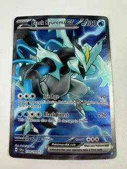 Black Kyurem Ex 218/191 Surging Sparks Full Art Ultra Rare Pokemon NM - Image 1