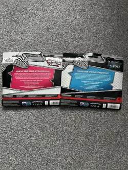 Pokemon TCG Scarlet & Violet Black Bolt & White Flare Tech Sticker Collection x2 - Image 2