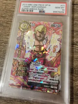 PSA 10 2013 One Piece Miracle Battle Carddass #71 Doflamingo Doffy Super Omega Ω - Image 4