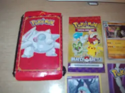 Roaring Moon, Sandaconda & Hatenna + unopened pack of 4 Mcdonald's Pokemon cards - Image 2