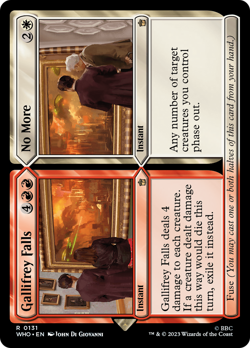 Gallifrey Falls and No More Doctor Who NM Instant Rare MAGIC MTG CARD ABUGames - Image 1