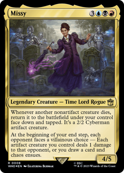 Missy FOIL Doctor Who NM Creature Rare MAGIC THE GATHERING MTG CARD ABUGames - Image 1