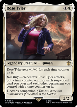 Rose Tyler FOIL Doctor Who NM Creature Mythic Rare MAGIC GATHERING CARD ABUGames - Image 1
