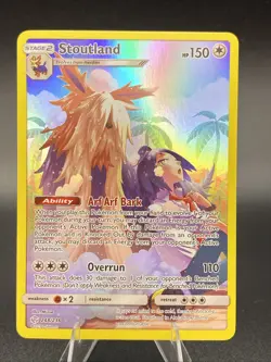 Stoutland 248/236 SM - Cosmic Eclipse Secret Rare Pokemon Card - Image 1